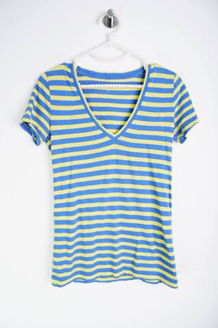 Футболка J.Crew в яркую полоску, маркировка XS, визуально 42 размер