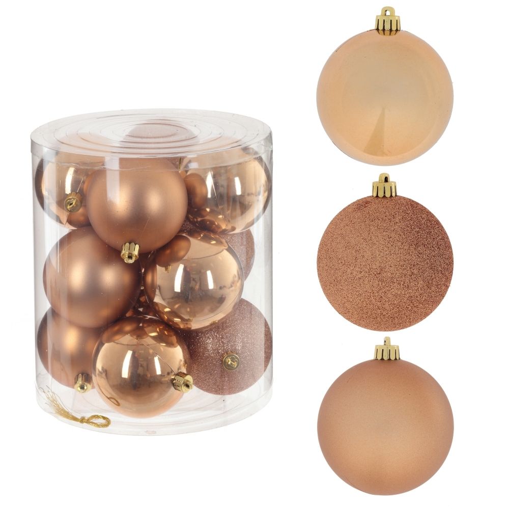 GAEM Набор из 12шт Украшение новогоднее "Шар", D 9 см, L9 W9 H9,5 см