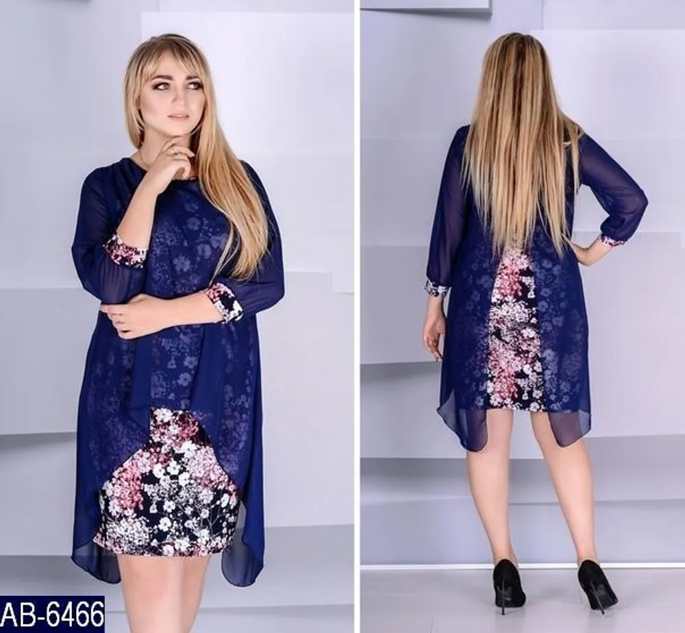 Платье AB-6466 Фабрика Моды