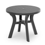 Стол круглый Атлант 900мм (графит)