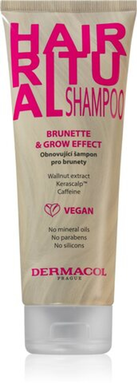 Dermacol Hair Ritual - восстанавливающий шампунь для каштановых волос /   250  ml  / GTIN 8595003122856