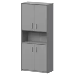 Шкаф с нишей А-312 Серый 770x370x2000 Арго