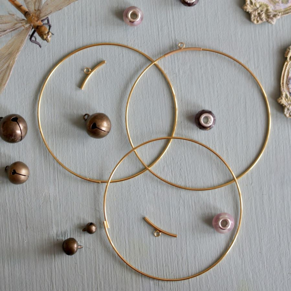 Набор металлических разъемных колец 10 см (3 шт)