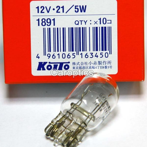 1891   Евро-без цоколя  12V21/5W T20W21/5W   KOITO Лампа накаливания