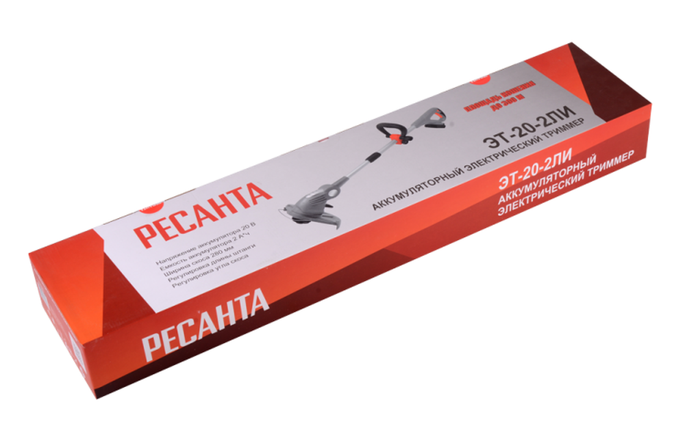 Аккумуляторный триммер Ресанта ЭТ-20-2ЛИ