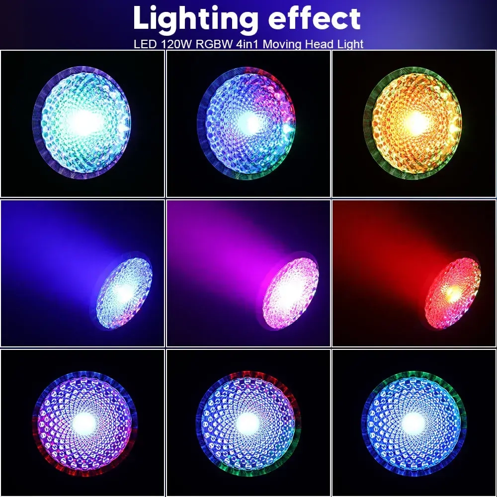 Вращающаяся голова Led Wash 120W RGBW, Big Dipper