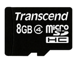 Карта памяти Transcend TS8GUSDHC4 microSDHC 8 Gb Class4 + адаптер