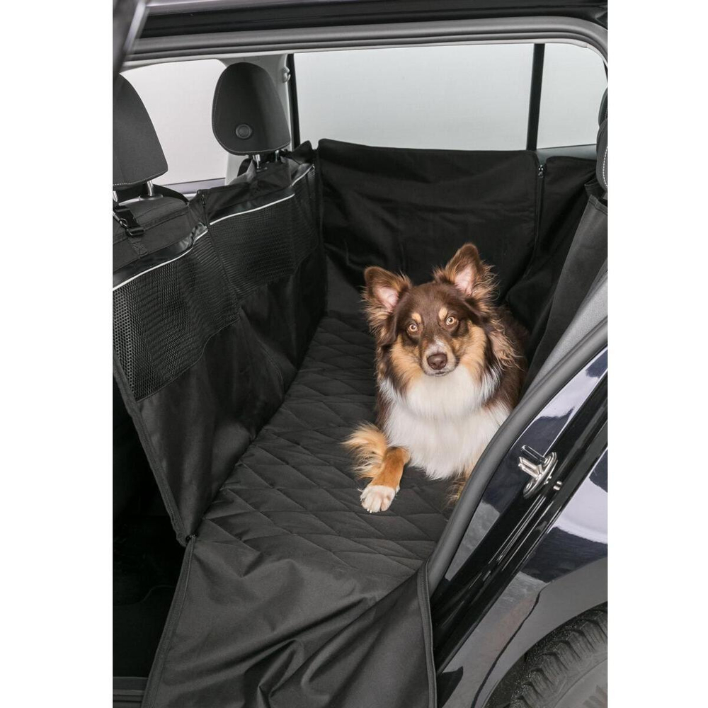 Подстилка в автомобиль для перевозки собак Trixie, размер 1.55x1.3см., черный