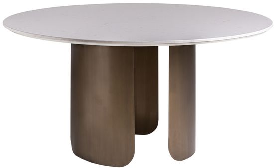 Обеденный стол VIMPERK 150 мрамор и сталь Испания