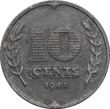 10 центов 1941 Нидерланды