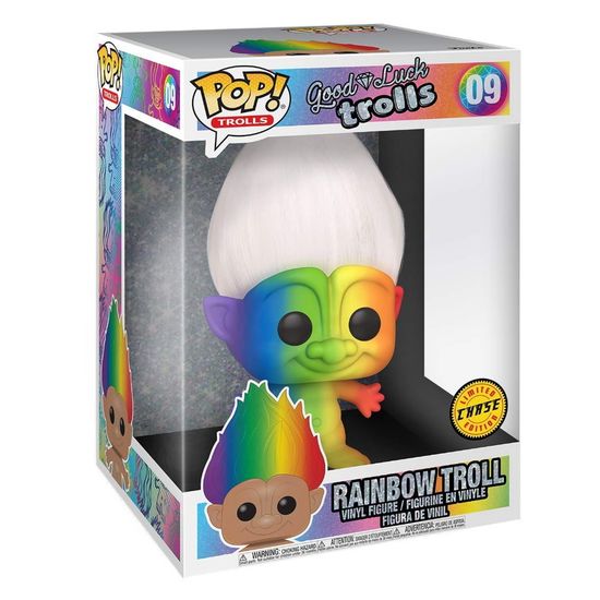 Фигурка Funko POP! Trolls Good Luck Trolls Rainbow Troll 10" 47205