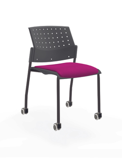 Movie стул на 4 ногах и колесах