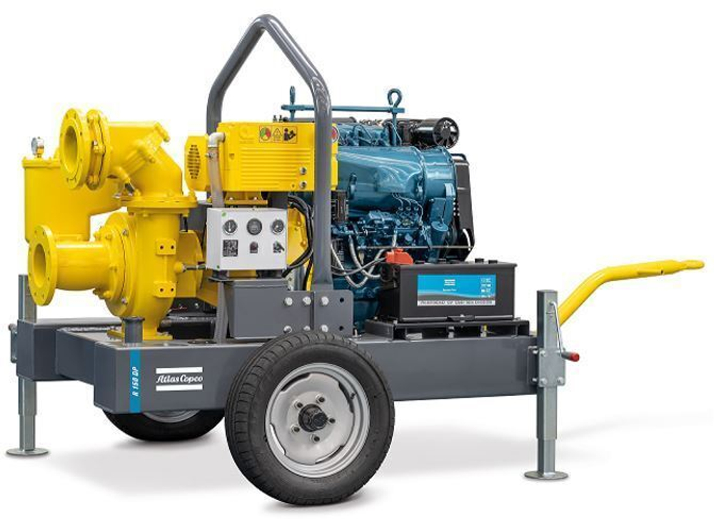 Дизельная мотопомпа Atlas Copco R150DP FKL10 G11 V04 ШАСС