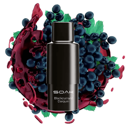 Картридж SOAK Q - Blackcurrant Daiquiri (Дайкири Чёрная Смородина)