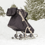 Санки - коляска детские зимние ДЕТЯМ 7-5Н ШОКОЛАДНЫЙ арт.НД7-5Н/Ш