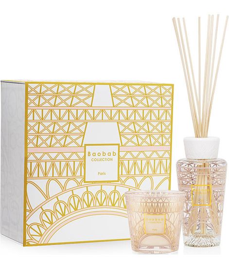 Paris, набор аромадиффузор и свеча My first Baobab, Baobab Collection