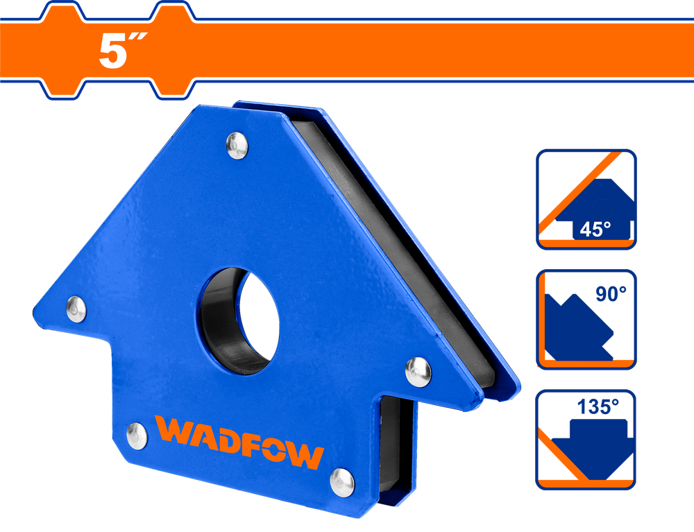 Угольник магнитный для сварки WADFOW WMC1605