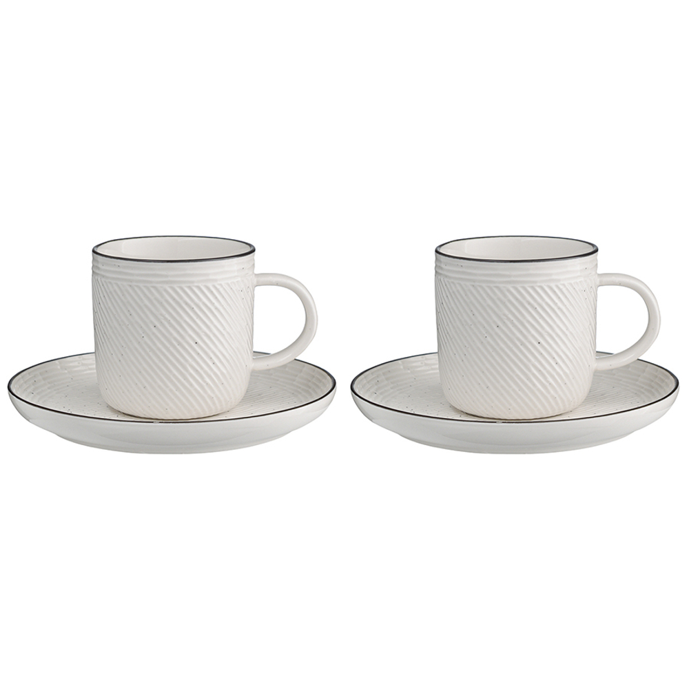 Набор чайных пар contour, 250 мл, 2 шт.