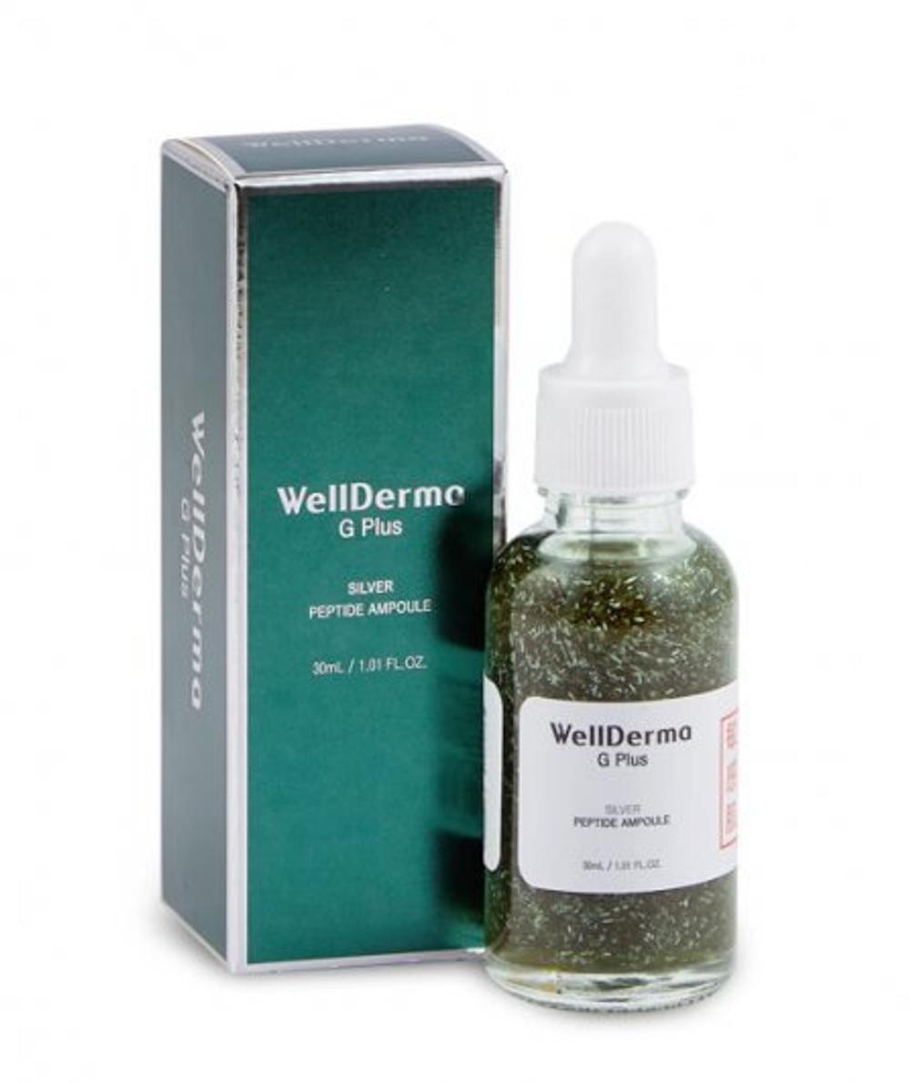 Сыворотка с пептидами и серебром Wellderma G Plus Silver Peptide Ampoule, 30 мл