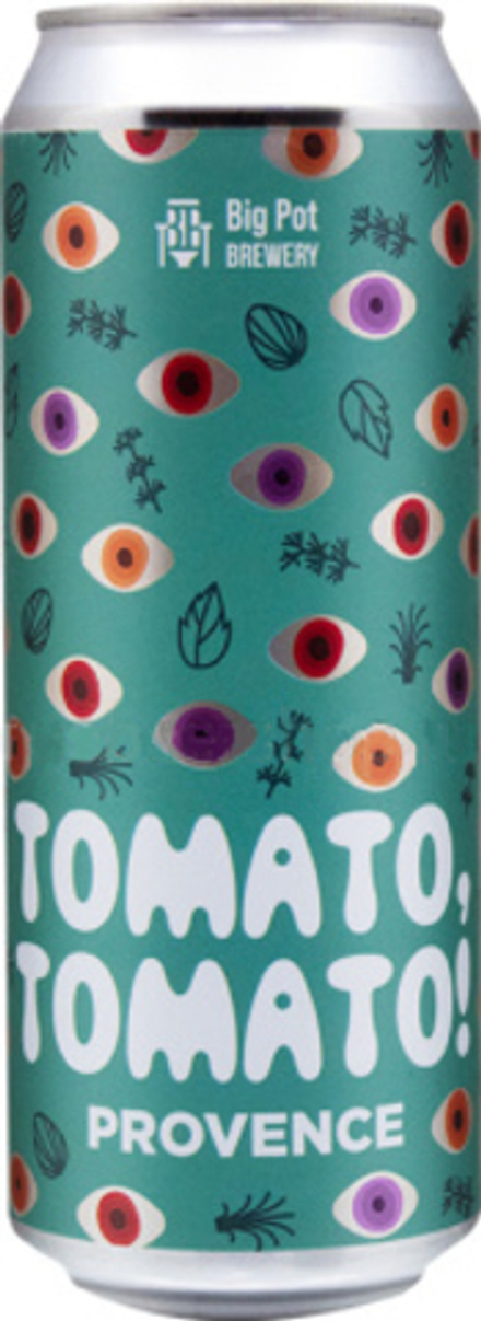 Пиво Биг Пот Томато, Томато Прованс / Big Pot Tomato, Tomato Provance 0.45 - банка