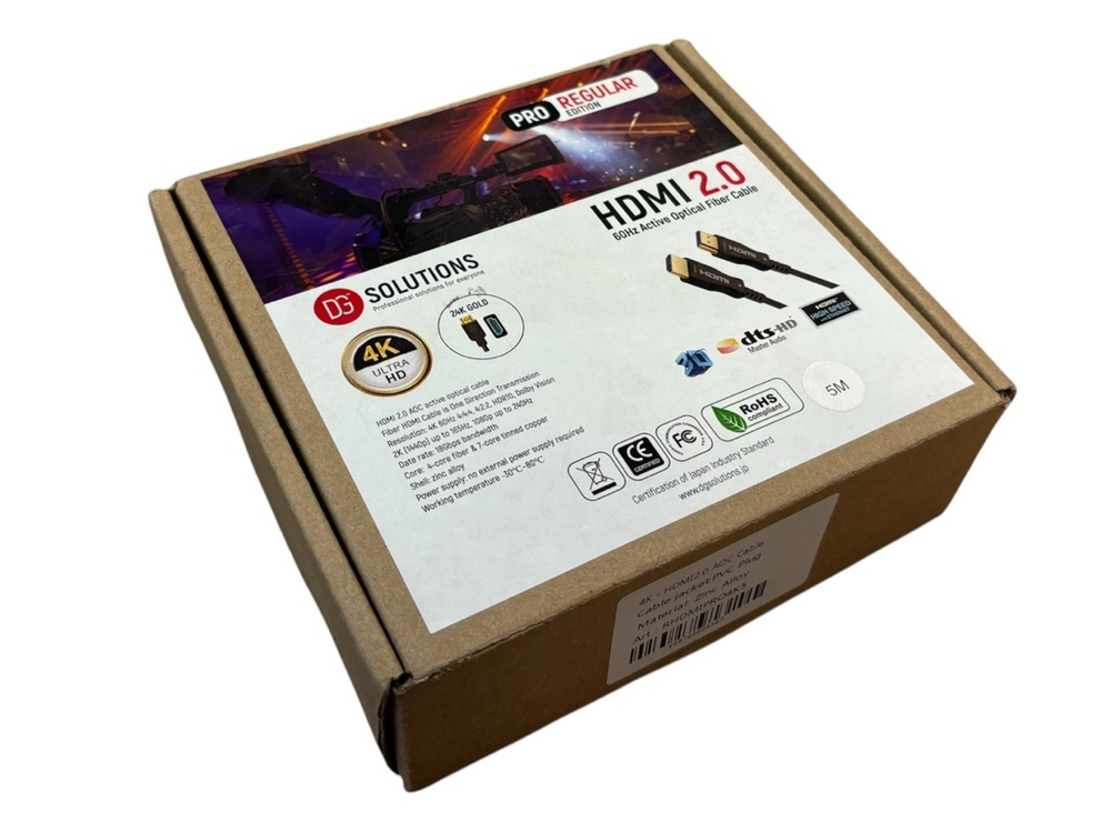 5 метров - 4K 60Hz HDMI Regular PRO - кабель оптический v2.0