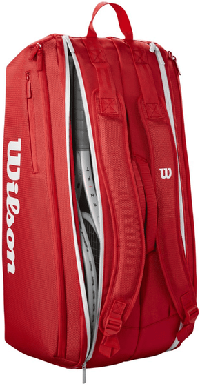 Сумка теннисная Wilson Super Tour Red 9PK (2025), арт. WR8036701001