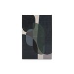 Nemsa абстрактный холст в сине-зеленых тонах, 90 x 60 см