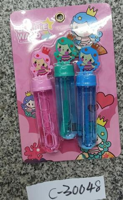 Набор мыльных пузырей Принцесса 13 СМ, 3 шт в наборе, 23Х14 СМ, с-30048