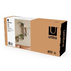 Полка настенная Montage, белая