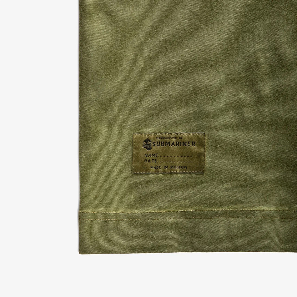 TSHRT_VNTG_GMD Main Logo Military Khaki