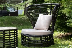 "Парма" кофейный комплект из искусственного ротанга, цвет бронзовый