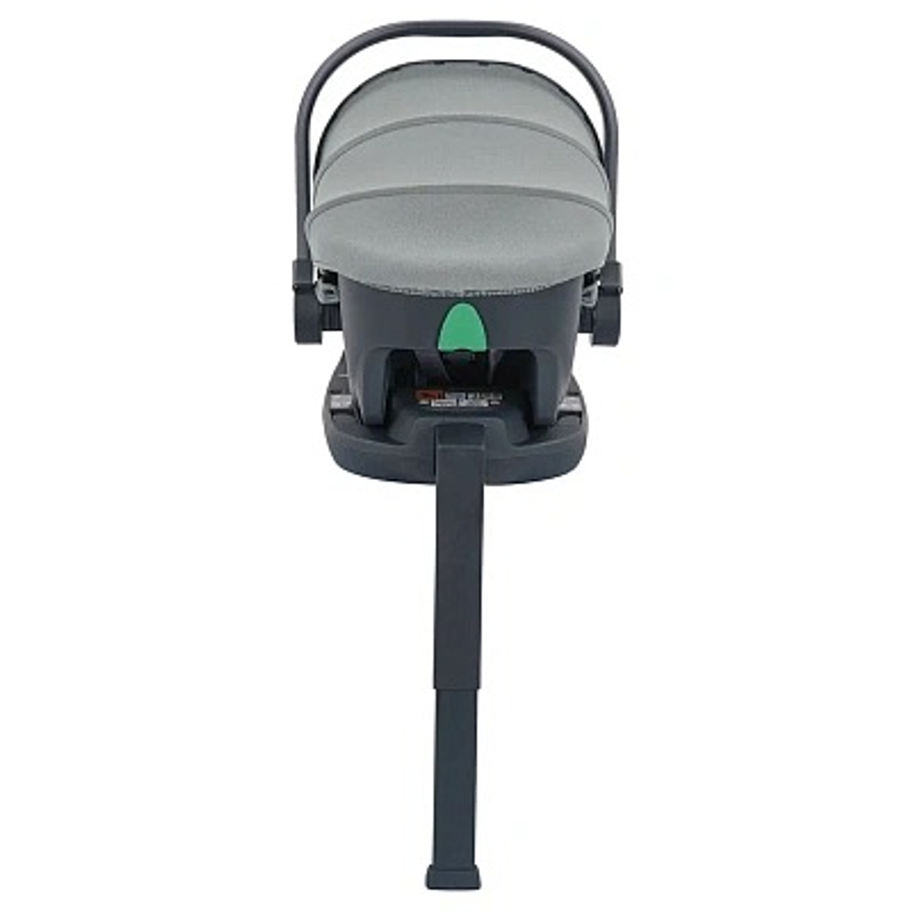 Автолюлька Indigo Minky I-Size с базой 0+ (40-87см) светло-серый