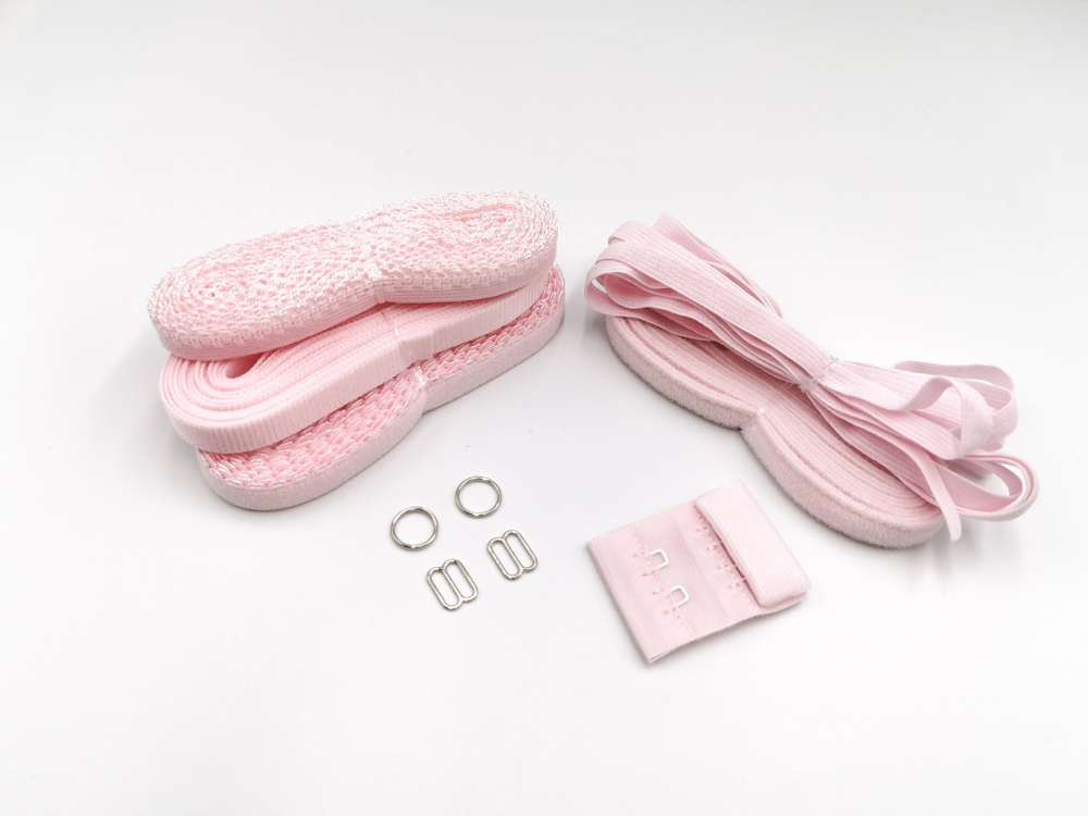 Набор резинок и фурнитуры №11, цветок миндаля