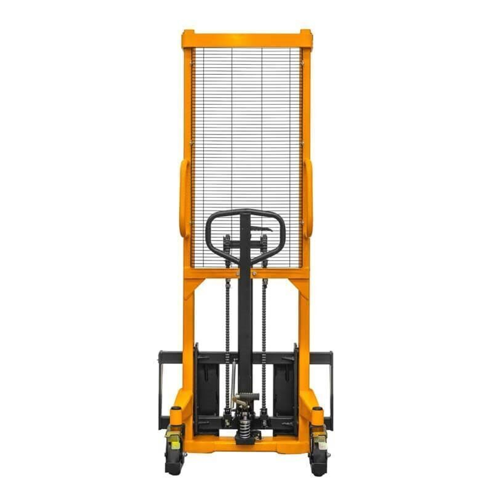 Ручной гидравлический штабелер SDJA 1516 (г/п 1.5 т, 1.6 м, раздвижные вилы) SMART