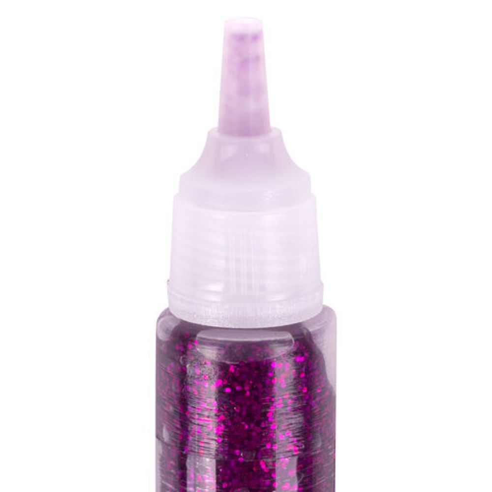 Гель с блестками ЮНЛАНДИЯ, для декора, поделок, DIY, творчества, оформления, 10,5 мл, цвета ассорти, в дисплее, 662252, 1шт