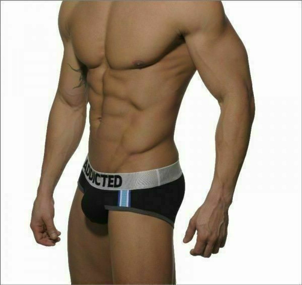 Мужские трусы брифы Addicted Brief Side Navy Black