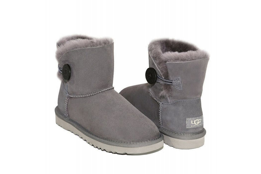 UGG Mini Bailey Button II Grey