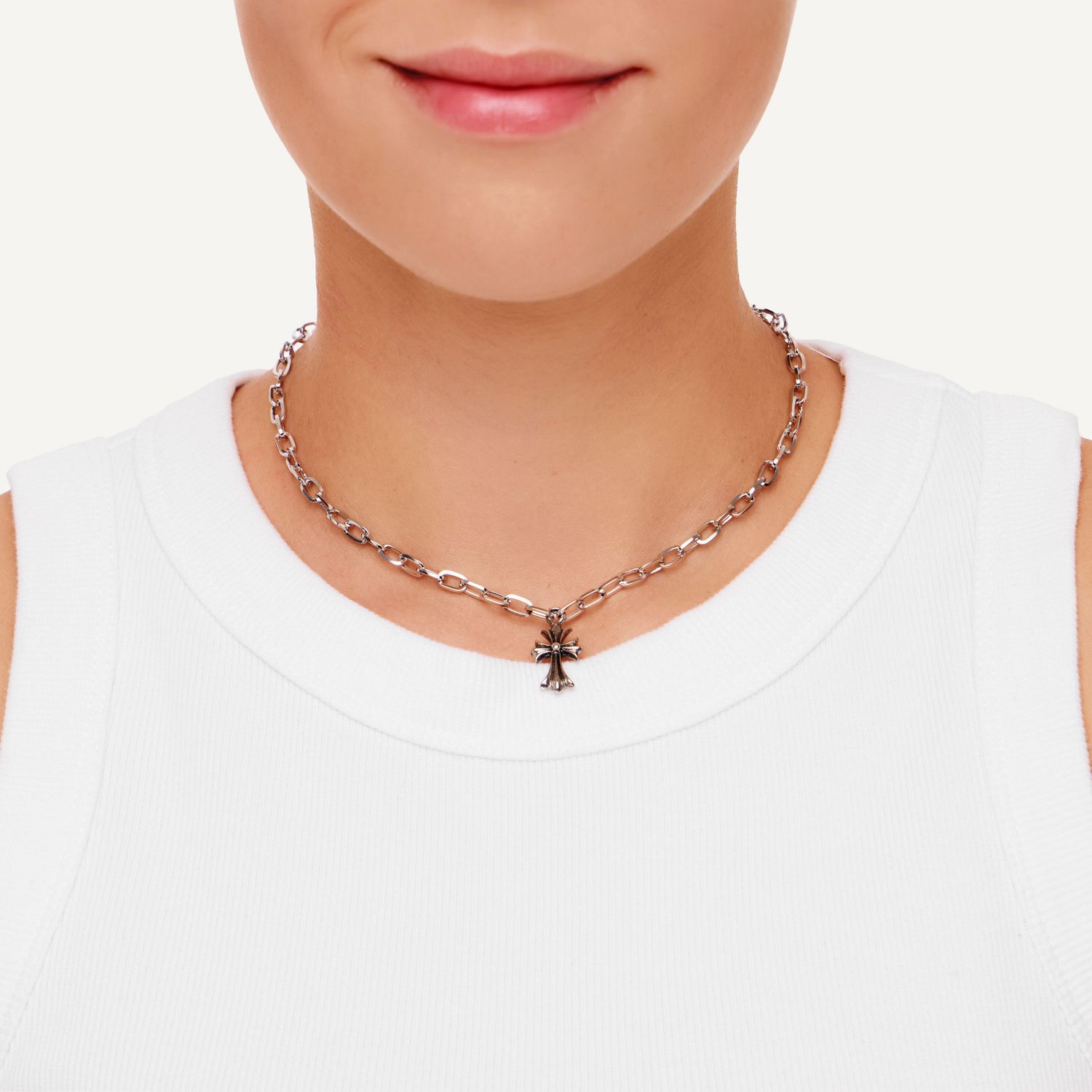 Колье Midnight Cross Necklace