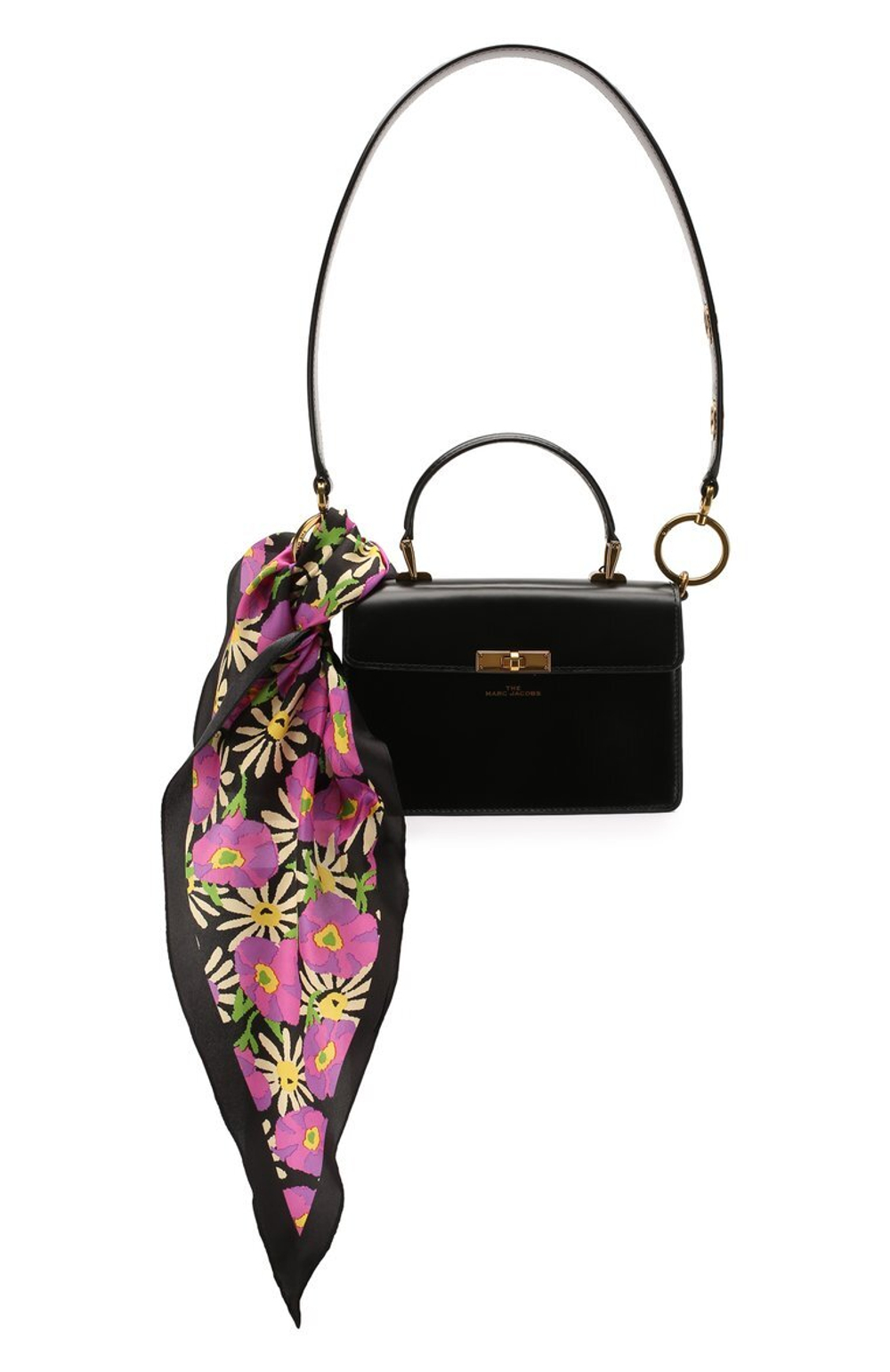 СУМКА MARC JACOBS THE DOWNTOWN COW LEATHER BAG BLACK