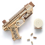 Деревянный конструктор Пистолет с пулями DRG Z33 (DROVO)