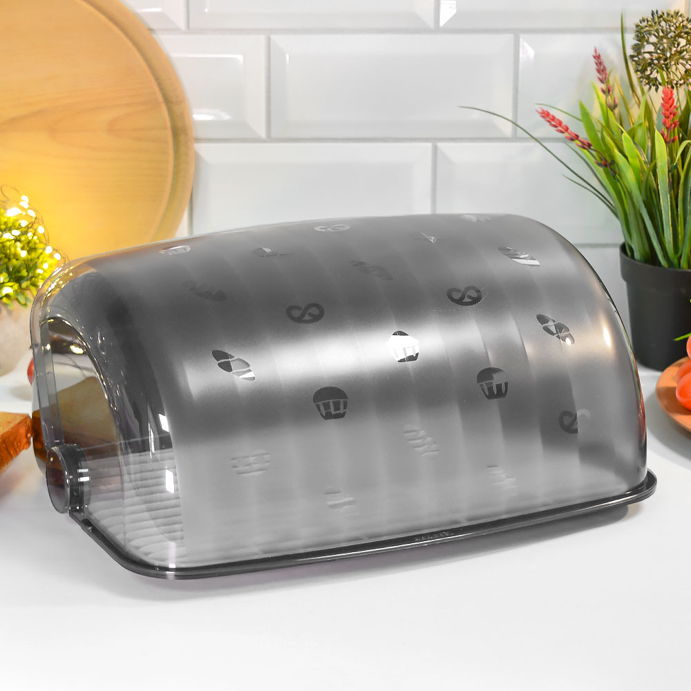 Хлебница "Basilic", цвет шерл, 27,3*34,5*16,5см