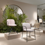 Кресло офисное с обивкой Scab Design Mentha Pop, черный, розовый