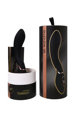 Вибратор WANAME D-SPLASH Torrent, силикон, черный