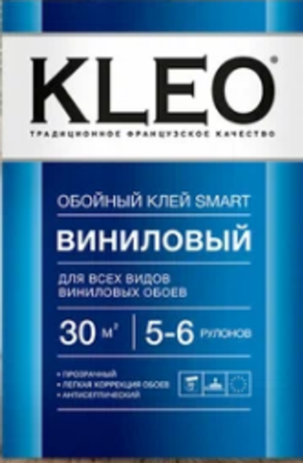 Клей обойный KLEO SMART виниловый 5-6 рул.(150г)