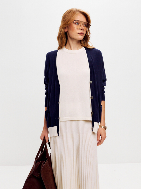 Топ из шелка и кашемира