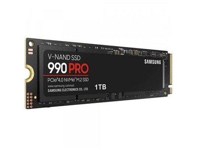 SSD накопитель Samsung 990 PRO 1ТБ, M.2 2280, PCIe 4.0 x4, NVMe [MZ-V9P1T0B/AM]