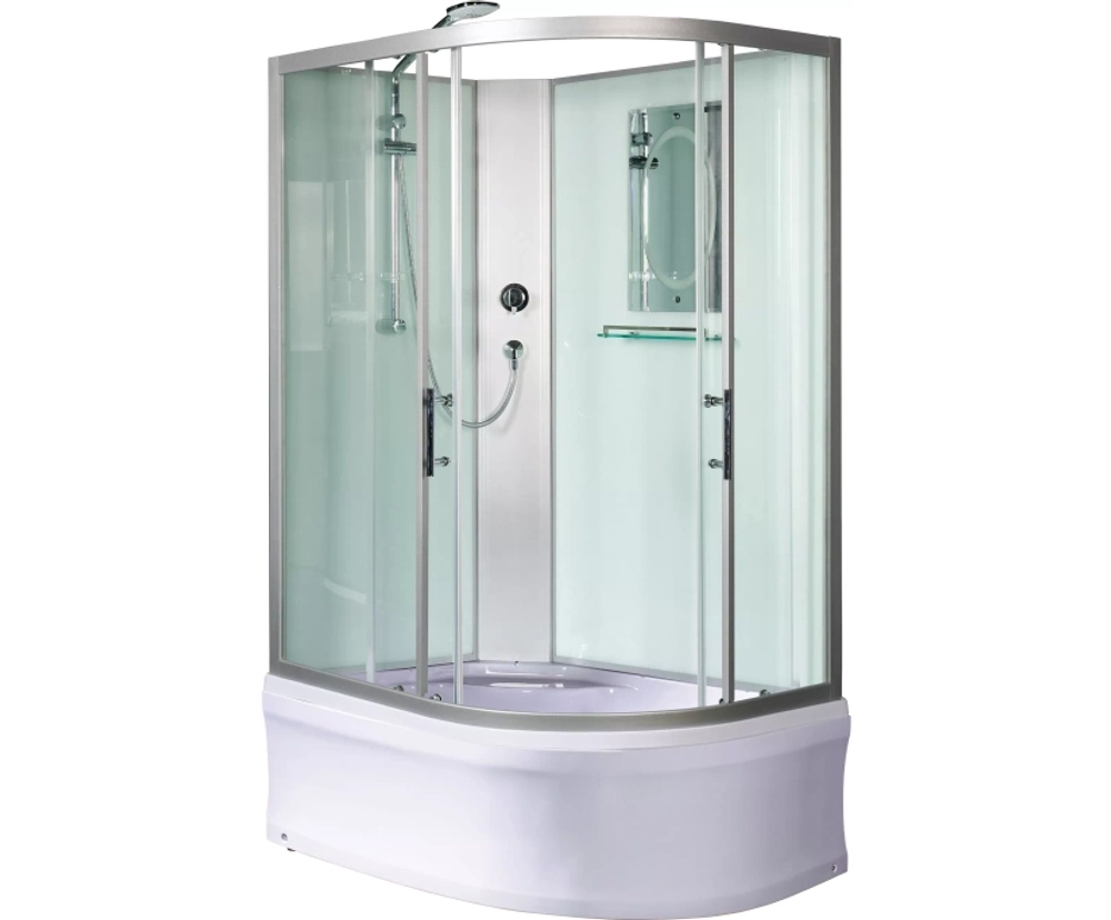 Душевая кабина WeltWasser (ВельтВассер) Halle 1201 L, с высоким поддоном, 120x90x217