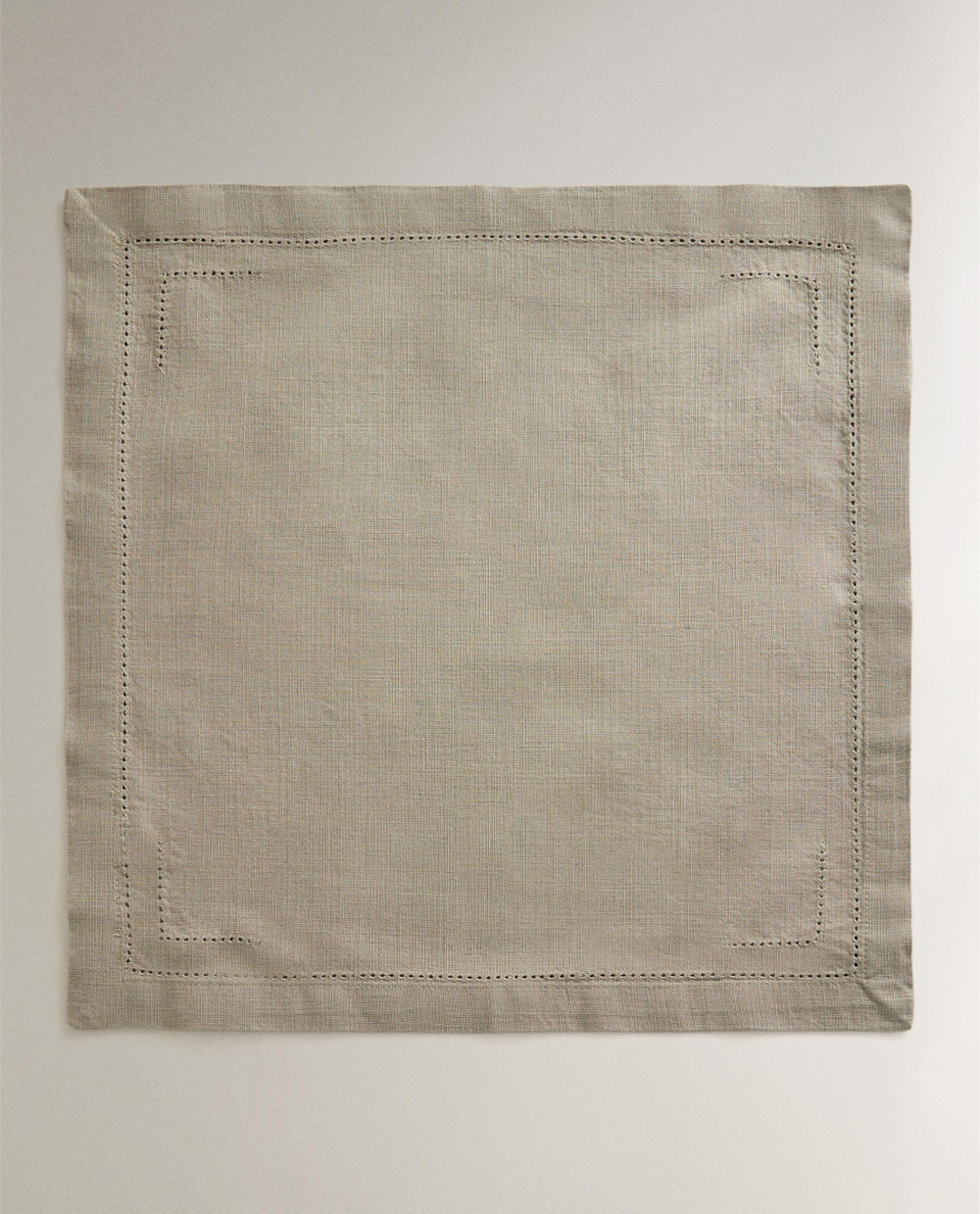 Zara Home столовая салфетка из хлопка, ажурная отделка, 45 45 см (комплект 2 шт.)