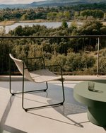 Aiguablava Журнальный столик зеленый цементный Ø90 см