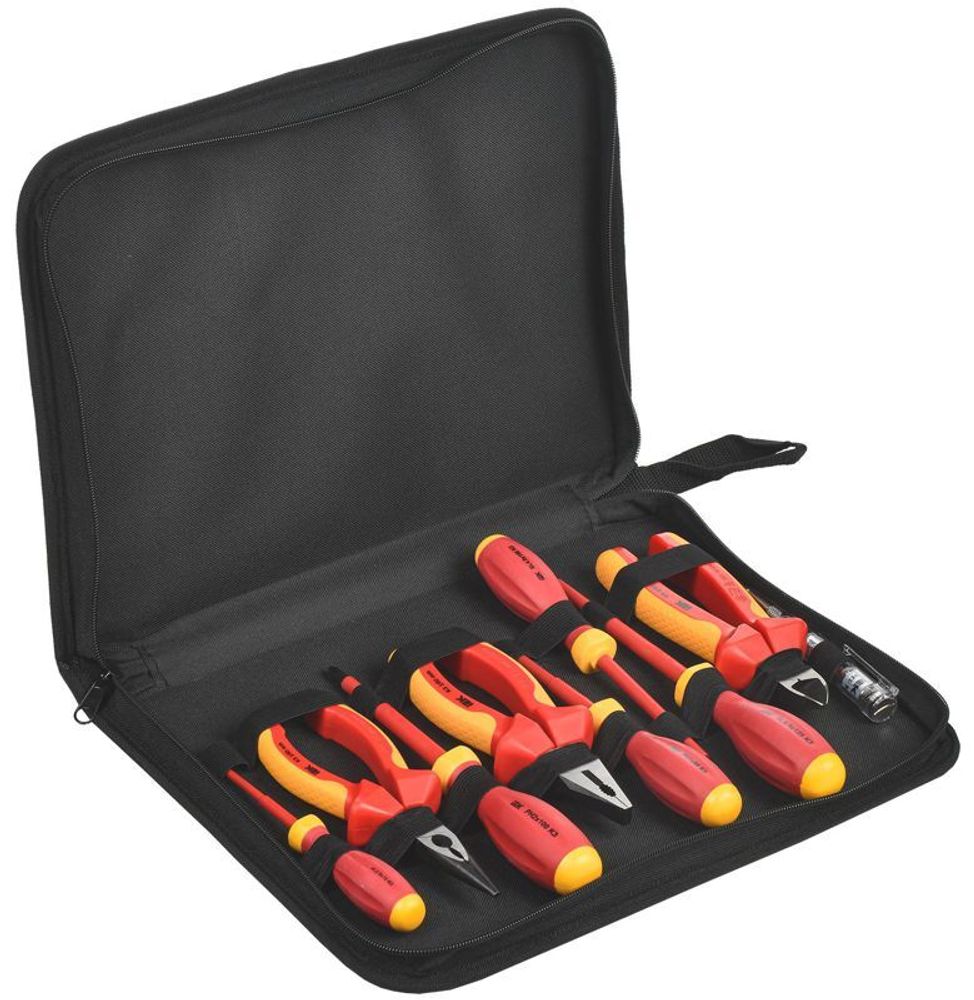 Набор диэлектрического инструмента N-02 K3 (9 предметов) ARMA2L 3 IEK A2L3-NT20-K3-N02-09 Набор диэлектрического инструмента N-02 K3 (9 предметов) ARMA2L 3 IEK A2L3-NT20-K3-N02-09